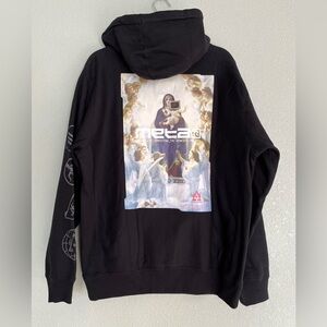 meta Immaculate Computing The Genesis Project Black Hooded Sweatshirt Size Large